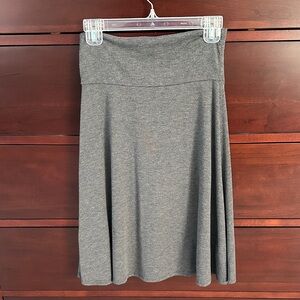 LuLaRoe Charcoal A-Line Skirt